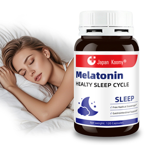 Complément de mélatonine Shecome 8 mg de qualité supérieure, 120 capsules végétales pour un sommeil sain, le soutien contre le stress et les antioxydants pour adultes - Product Image 1