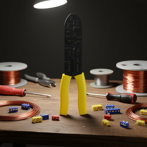 Pince à sertir pour terminaux de câbles, dénudeur de fils, pince à sertir 0,25-6 mm M2.6-M5, norme ISO - Product Image 3