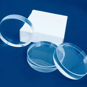 แก้วผสมแสงวงกลมขนาดเส้นผ่านศูนย์กลาง60มม. หนา3มม. โปร่งใสเป็นพิเศษสำหรับใช้งานในอุตสาหกรรมและโรงพยาบาลสำหรับใช้พลังงานแสงอาทิตย์ - Product Image 2