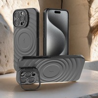    Étui de charge magnétique sans fil pour iPhone 16 Plus 15 14 13 Pro Max avec support pliable pour appareil photo et protection intégrale
