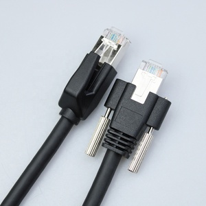 Fábrica de alta flexibilidad Cámara industrial <span class=keywords><strong>Gigabit</strong></span> <span class=keywords><strong>Ethernet</strong></span> <span class=keywords><strong>Cable</strong></span> <span class=keywords><strong>Cat</strong></span> <span class=keywords><strong>6</strong></span> Cadena de arrastre flexible de doble blindaje con tornillo de bloqueo - Product Image 6