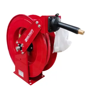 DLC850 OLP-1 - 1/2 in. x 50 ft. 40bar Hose Reel--REELCRAFT,spring retractable reel,air water hose reel