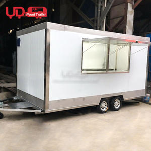 Hot Sale Fast Food Trailer Street Mobile Kitchen Catering Trailer <strong>UK</strong> Fully Equipped Taco Food Trucks BBQ - Product Image 3