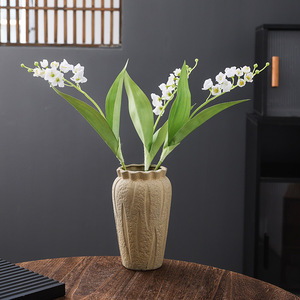 Vintage <b>Retro</b> Wabi Sabi Light Luxury Ceramic Vase With Hydroponic Function for Living Room Fresh Flower Display Home <b>Decor</b> - Product Image 2