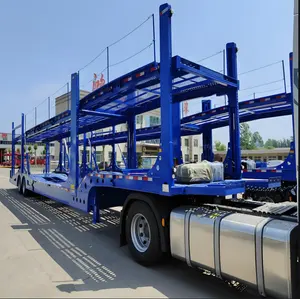شاحنة نقل مركبات الدفع الرباعي ونصف مقطورة ثنائية و3 محاور بوزن من 20-60 طن