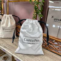 Coloré Soie Satin Tissu Cordon Poussière Bijoux BagEco Friendly Cordon Pliable Épicerie Sac Fourre-Tout Logo Personnalisé