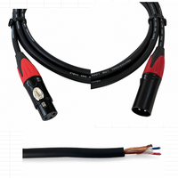 Câble de microphone XLR mâle-femelle OEM CH-R046 avec blindage spiralé, gaine en PVC, conducteur en cuivre sans oxygène