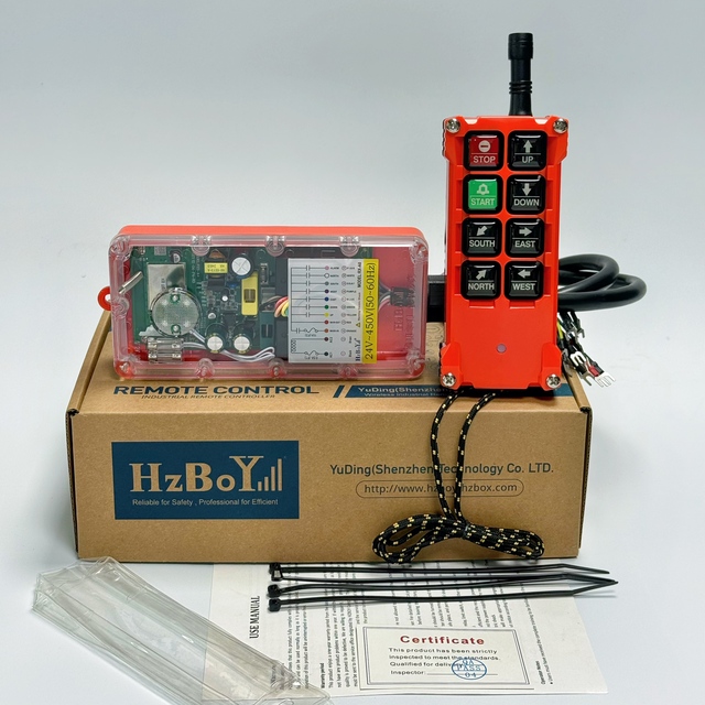 F21-E1B 6-Button Wireless Industrial Radio Remote Control Hydraulic for Construction Machinery Parts-Crane