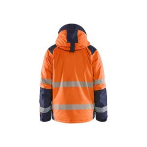 BLAKLADER - 445519875389XXXL <b>Hi</b>-<b>Vis</b> winter <b>jacket</b> <b>Orange</b>/Navy blue - EAN 7330509852910 <b>HI</b>-<b>VIS</b> WORKWEAR - Product Image 2