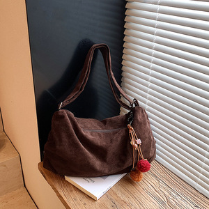 Bolsos de Hombro Grandes para Mujer, Otoño 2026, Nuevos, de Gamuza con Estampado de Leopardo, Temperamento Salvaje y Moderno - Product Image 2