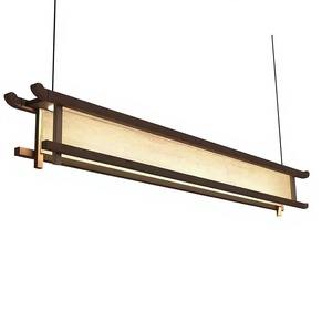 Luminaire suspendu pour îlot de cuisine moderne de luxe, style <span class=keywords><strong>scandinave</strong></span>, lustre linéaire, bande LED de taille moyenne pour <span class=keywords><strong>salle</strong></span> à <span class=keywords><strong>manger</strong></span> et décoration - Product Image 6