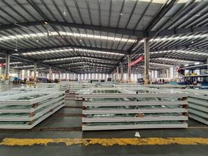 <span class=keywords><strong>ประตู</strong></span>บานสวิงกระจกสีฟ้าใส อลูมิเนียมอะโนไดซ์คุณภาพสูง สำหรับร้านกาแฟ - Product Image 2