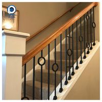 PRIMA Ornement de garde-corps en fonte de couleur personnalisée pour extérieur de villa, style moderne, clôture en fer forgé pour escalier extérieur