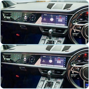 12.3" Dual Screen for Porsche Macan RHD 2018 2024 Multimedia Android Car Radio <b>Auto</b> Passenger Entertainment Carplay Navigation - Product Image 3