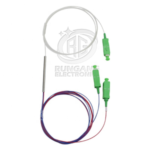 ตัวแยกสัญญาณไฟเบอร์ออปติก RG Factory FTTH 1*2 Mini PLC พร้อมหัวต่อ SC UPC/APC รองรับระบบเครือข่ายใยแก้วนำแสงแบบ POE - Product Image 1