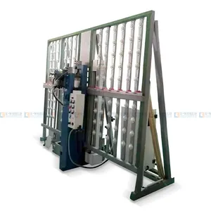 Mesin bor kaca vertikal otomatis CNC kecil/mesin pengolahan kaca otomatis
