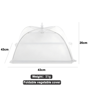 STELLAR PATH Pop-up Folding <b>Plastic</b> Eco-Friendly Mesh Food Tent Umbrella Covers for Outdoor Use - Product Image 1