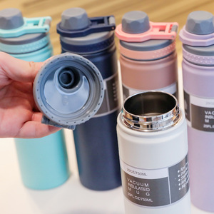 Vacuum Insulated <b>Stainless</b> <b>Steel</b> Tumbler 25Oz 750Ml Portable Sports <b>Water</b> <b>Bottle</b> For Outdoor Camping - Product Image 5