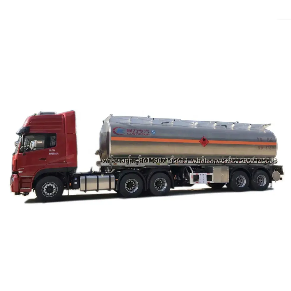 in stock 8000 gallon aluminum tank trailer Directly Manufacture aluminium tanker for Mexico
