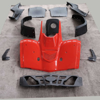 Kit de carénage en plastique pour ATV agricole 350CC 4WD, garde-boue pour quad agricole UTV
