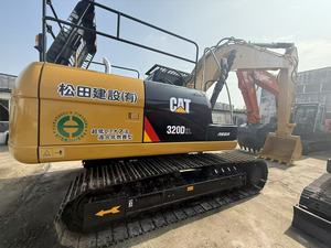 Excavadora de cadenas CAT 320D usada, maquinaria de construcción de 20 toneladas, excavadora Caterpillar 320D en buen estado - Product Image 4