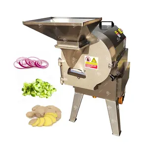 Industrial Vegetable Fruit Onion Garlic Ginger Sweet Potato Carrot Dicer Cutter Slicer Machine