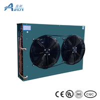 Condenseur de type H à condensateur refroidi par air à deux trous 8HP équipé de 2 ensembles de ventilateurs à rotor externe (marque WEIGUANG)