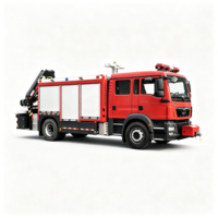 En Yüksek Kalite Almanya MAN Çok Fonksiyonlu Yangın Kurtarma Ünitesi Endüstriyel Acil Kurtarma Aracı