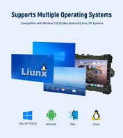 Tablette industrielle robuste de 10,1 pouces à prix avantageux avec écran tactile haute résolution Windows/Linux, lisible en extérieur pour usage industriel
