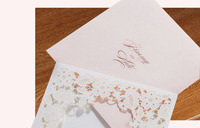 Carte d'invitation de mariage personnalisée de luxe, logo personnalisé, texte, impression dorée sur papier