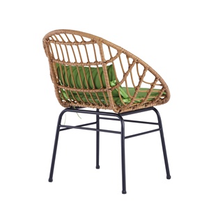 Silla de caña tejida a granel Pvc caña sala de estar silla jardín comedor sofá conjunto <span class=keywords><strong>muebles</strong></span> modernos - Product Image 4