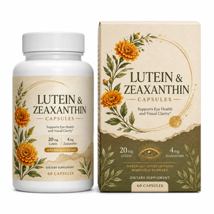 Suplemento Avanzado para <span class=keywords><strong>la</strong></span> Salud <span class=keywords><strong>Ocular</strong></span>, 60 Cápsulas con Extracto <span class=keywords><strong>de</strong></span> Caléndula, Luteína y Zeaxantina, en Formato Económico - Product Image 1