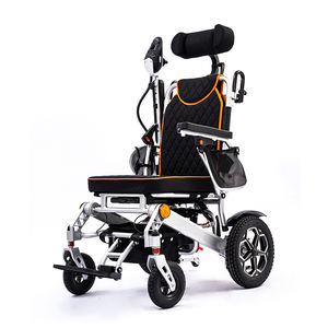 2025 nouveau modèle fauteuil roulant pliant électrique appui-tête fauteuil roulant réglable moteur 600w fauteuil roulant électrique - Product Image 5
