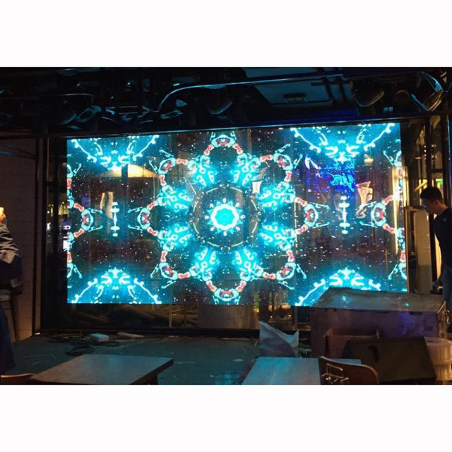 P3.91-7.82 Indoor Transparent 1000x500 Led Screen Panel Advertising Led Display
