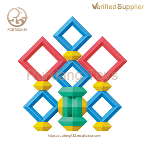 Suministro de fábrica, venta al por mayor, juguetes de aprendizaje preescolar exploratorios de cognición, juegos de construcción piramidales creativos, juguetes apilables para niños - Product Image 2