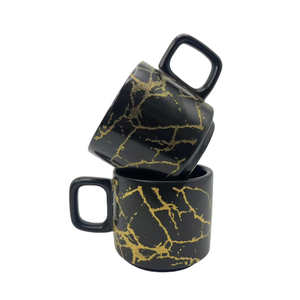 Vente directe d'usine, tasse à thé arabe en céramique au design luxueux, motif personnalisable, 4 oz, tasse à café turque - Product Image 5