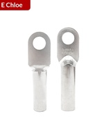 T2 DT Cosses annulaires carrées en cuivre pur étamé pour câbles, bornes de batterie, connecteurs de fils et embouts de câble