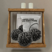 Éponge de Douche Exfoliante Naturelle en Charbon de Bambou avec Logo Personnalisé, Loofah, Gant de Bain, Ceinture Corporelle Simple, Vente en Gros HanBin
