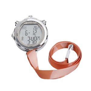Chronomètre électronique professionnel en argent, grand écran LCD, étanche, rétroéclairage, date, semaine, mémoire 200/500 tours, température - Product Image 1