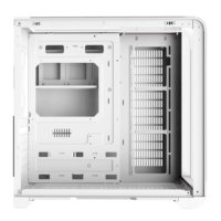 AntarcChill New Design PC Chassis Luxury Computer Gaming Case Mid Tower Curved Tempered Glass Panel ATX Game Pc Case