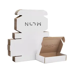 Wholesale environmental corrugated board mailer box custom logo skin care clothing shoes paper packaging box shipping box