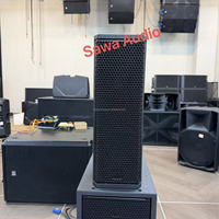 TT 515-A Enceinte active professionnelle double 5 pouces 2 voies, enceintes colonne amplifiées, petit système de sonorisation Line Array