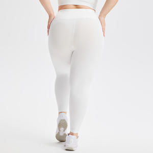 Pantalons de yoga pour femmes, taille plus, effet <span class=keywords><strong>ventre</strong></span> <span class=keywords><strong>plat</strong></span> et lifting des fesses, leggings à haute élasticité, respirants, séchage rapide - Product Image 4
