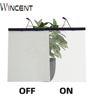 Film intelligent auto-adhésif à cristaux liquides WINCENT T91 format A4 pour vitres, commutation rapide, 0,12 mm d'épaisseur, économe en énergie
