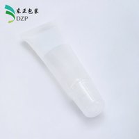 Tube cosmétique vide translucide en PE de 19 mm, surface brillante, impression de logo personnalisée pour crème pour les yeux, fard à paupières, rouge à lèvres, sérum