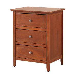 DB Timeless Chêne Table de chevet en bois massif Moderne Luxe Midcentury Panneau Design Style Antique pour chaque chambre à coucher pour l'appartement - Product Image 1