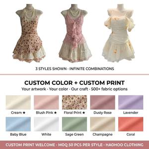 Clothing Manufacturers, OEM/ODM Services, Custom Services Custom Empire Waist Sweet Vintage <strong>Bohemian</strong> <strong>Summer</strong> <strong>Dresses</strong> - Product Image 5