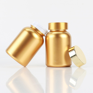 Botella de Plástico Dorada Vacía para Pastillas, Suplementos para la Salud del Corazón, Aminoácidos Esenciales, Tabletas, Cápsulas de Vitaminas, con Tapa de Rosca - Product Image 4