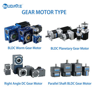 <span class=keywords><strong>Moteur</strong></span> CC sans balais à bride personnalisé BeUDMKE de 42 mm à 130 mm avec réducteur à vis sans fin 13 N.m à 230 N.m pour AGV/AMR - Product Image 6