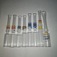 Ampoules jetables 1ml 2ml 3ml 5ml 10ml ambre clair tubulaire bouteille d'ampoule médicale/flacon en verre mince cassable pour injection